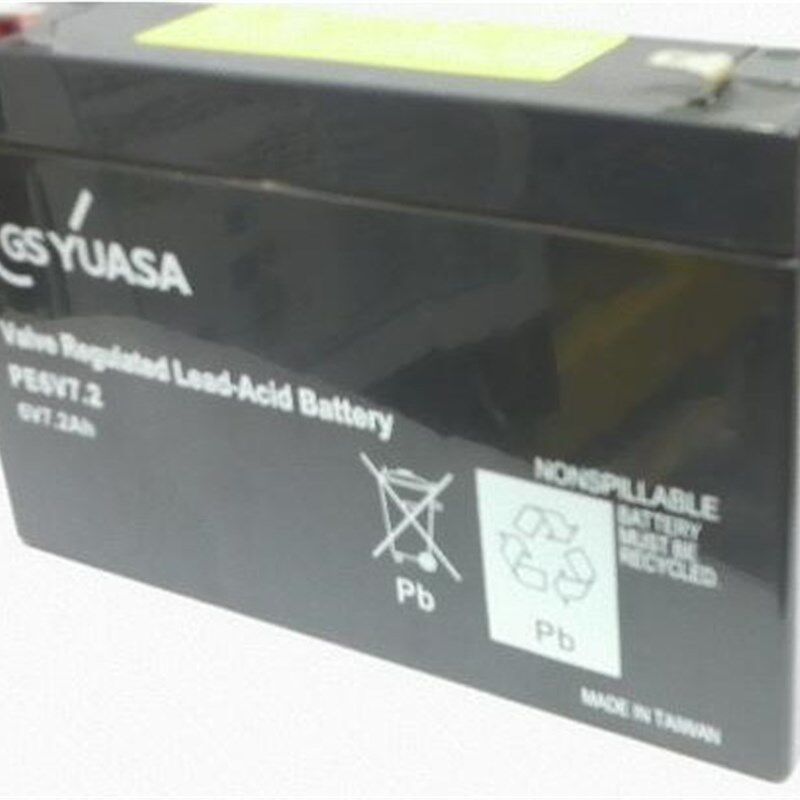 YUASA汤浅PE6V7.2 6V7.2AH进口设备/玩具车/应急灯/应急电源电池
