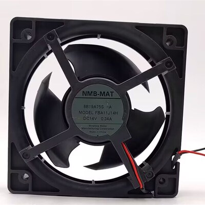 适用冰箱散热风扇NMB-MAT FBA11J14H  DC14V  0.34A静音风机