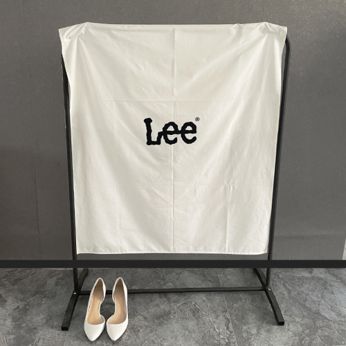 定制纯棉服装盖布遮挡版化纤防尘布罩围挡布衣服挂架挡布可印logo