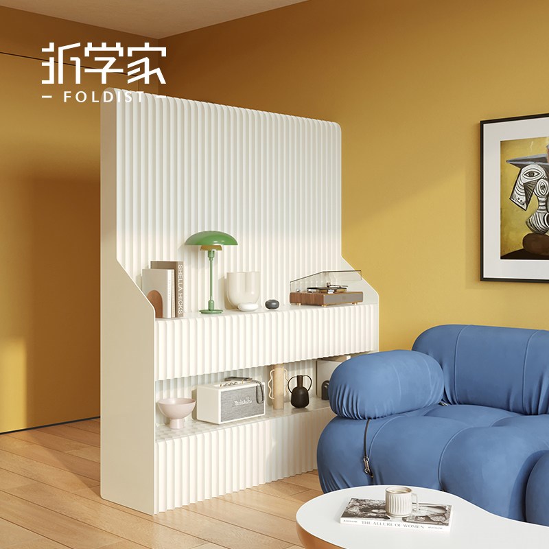 折学家入户柜推拉门展架置物架储物柜边柜展台家居货架办公展示柜
