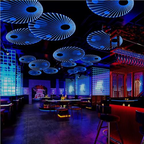 酒吧氛围灯电玩城清吧酒馆音乐餐吧烧烤店主题餐厅灯大厅气氛吊灯