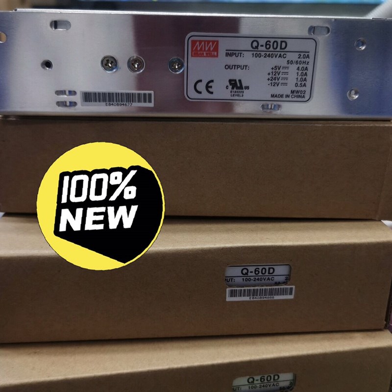 原装Q-60D台湾明纬电源60W四组输出5V4A12V1A-12V0.5A24V1A