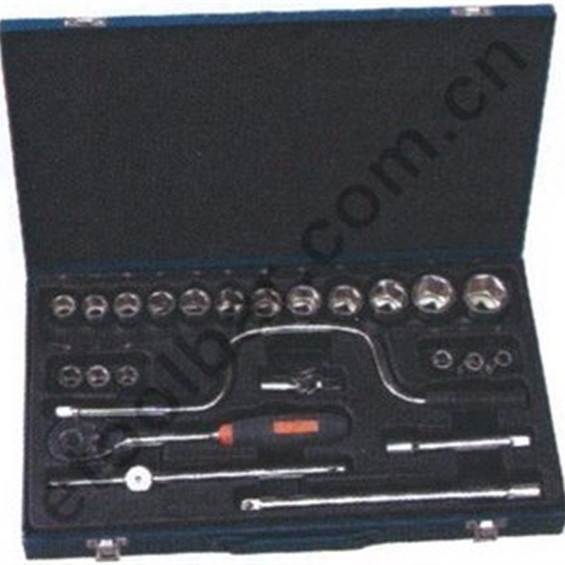 JETECH 上海捷科 24件套1/2系列公制套筒工具 SK1/2-24S