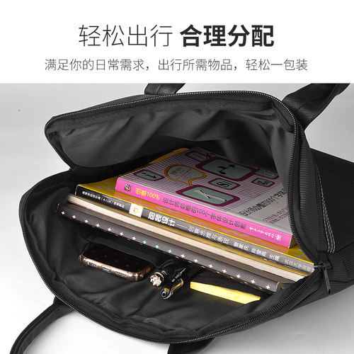 手提文件袋A4拉链公文袋帆布公文包商务办公文件包会议包定制印刷