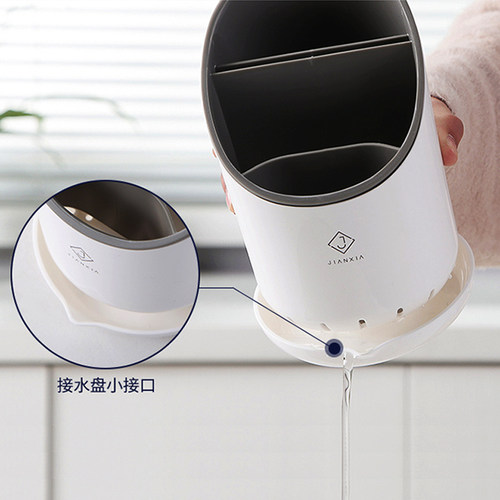 多功能筷子置物架沥水放餐具篓厨房桶装勺防霉收纳盒笼家用筷子筒