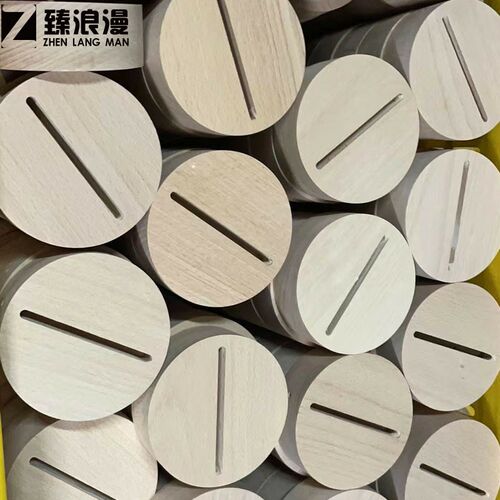 水晶球发光底座方形 USB实木小夜灯摆件充电圆形无线触控灯座木质