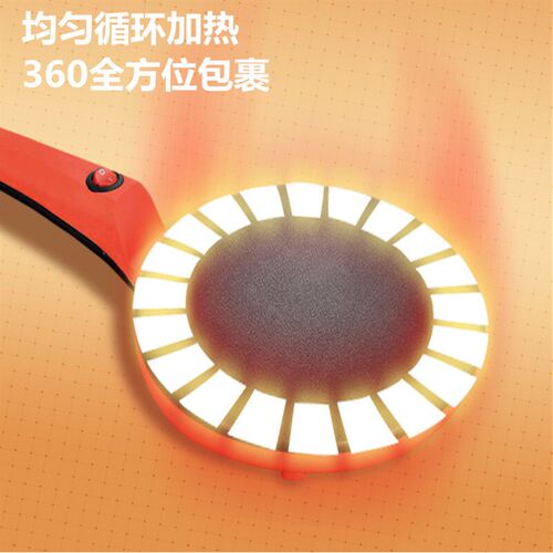 110V薄饼机春卷皮鸡蛋煎饼机家用小型烙饼机双面加热早餐机烤肉机
