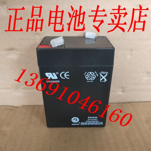 SUNNYWAY蓄电池 SW640 (6V4Ah)电子称 玩具车 童车用蓄电池