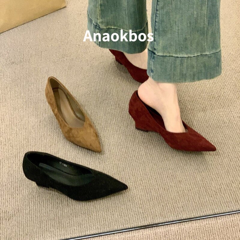法式高跟鞋小众黑色女鞋子春季新