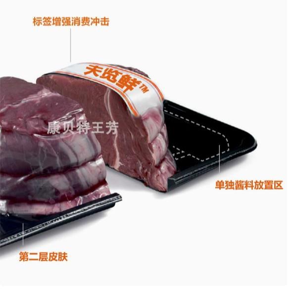 自动贴膜机 工业真空机械 3D食品真空贴体包装设备生产线效率