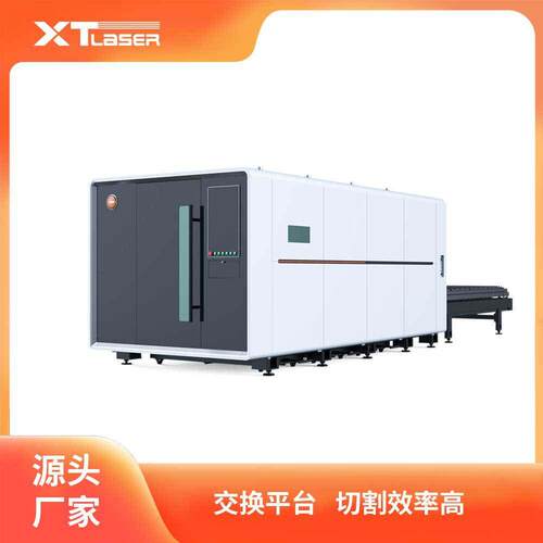 双平台金属激光切割机6000w速效稳定切割切割无毛刺一次成型