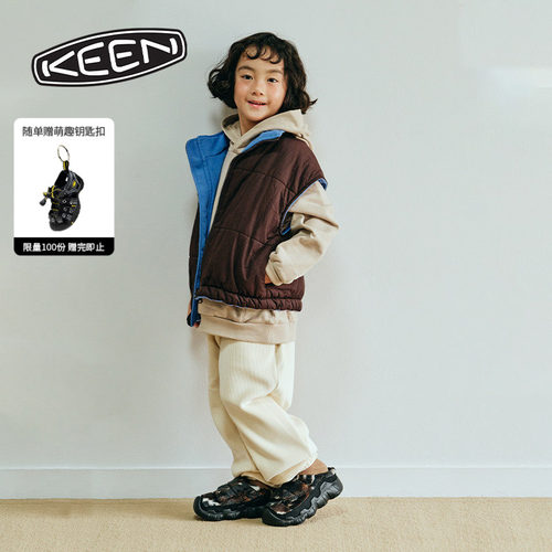 KEEN官方 HYPOWSER WRAP儿童户外舒适一脚蹬休闲鞋