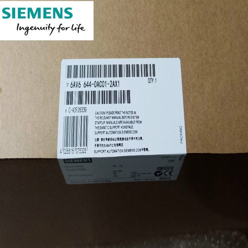 6AV6 641-0AA11-0AX0SIMATIC OperatorPanelOP733 LC显示屏支持
