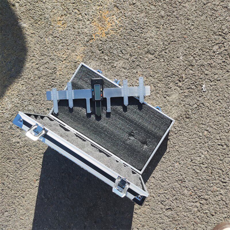 数显辙叉磨耗尺 钢轨磨损测量仪器 尖轨检测尺 磨损程度测量工具