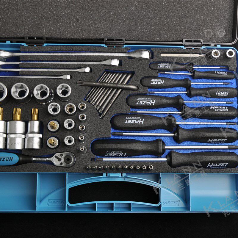 德国HAZET 1557/58花型TORX螺栓工具组58件套 进口保时捷专用工具