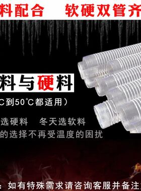 PVC吸尘管塑料管软管波纹管排风管道 加厚透明木工工业雕刻机风管