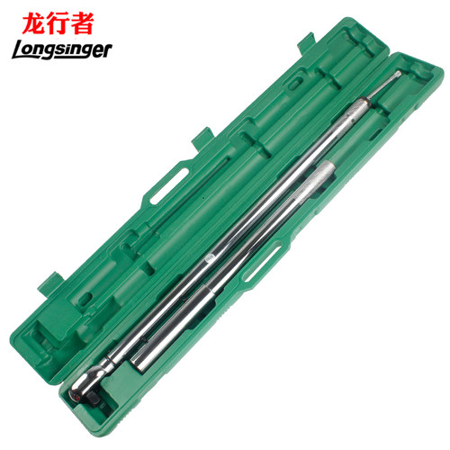 龙行者工具预置式扭力扳手力矩扭矩扳手200-1000N.m 3/4接头19mm