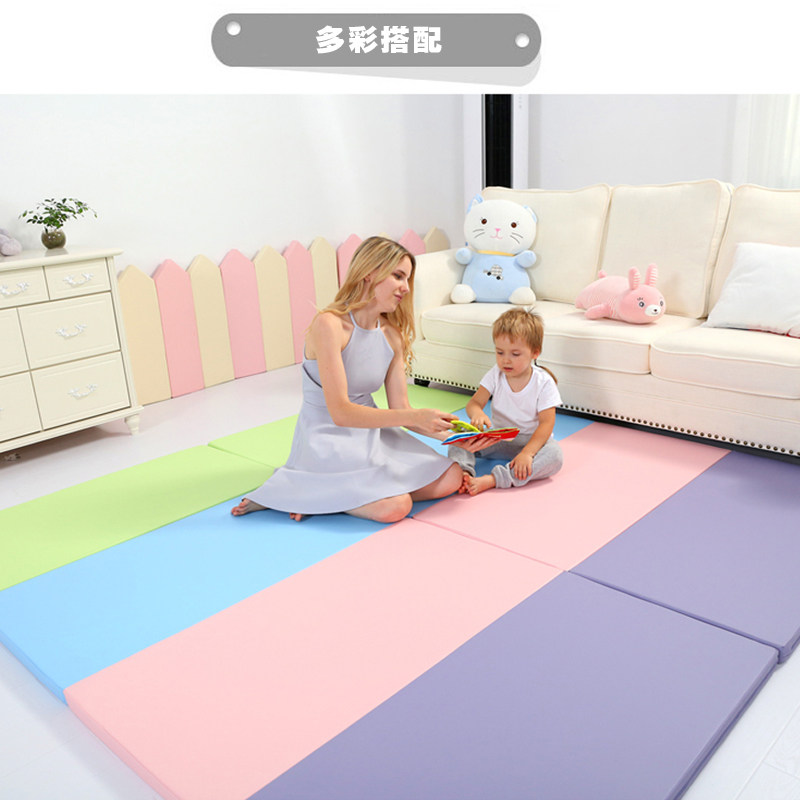 加厚宝宝婴儿床边床头周围防摔垫卧室小孩子防掉床垫子海绵软地垫