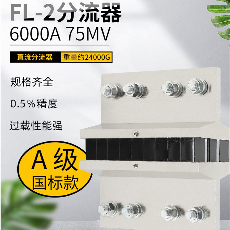直流电流表外附用FL2分流器A级国标6000A 75mV 0.5级2000A-20000A - 实物图