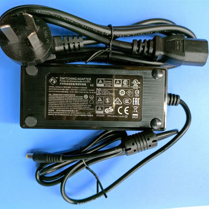 原装福佳FUJIA电源适配器19V3420MA充电器电钢琴 投影仪19V3.42A