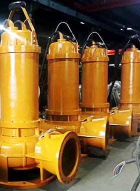 WQ污水泵抽粪泥浆泵高扬程大口径排污泵380V防爆大功率渣浆潜水泵