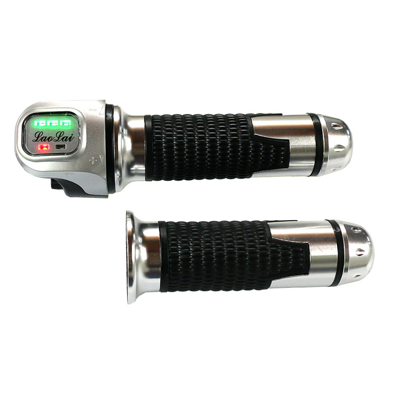 折叠代驾电动车液晶转把铝合金油门36V48V52V60V通用时速里程电量