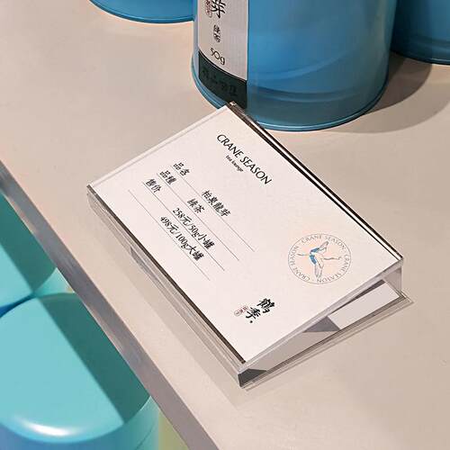 强磁价格牌亚克力透明标价牌水晶斜面展示牌高档创意价钱牌电脑手