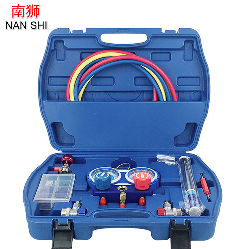 南狮工具 汽车雪种表 加氟表 冷媒表 冷媒空调表 R134A制冷压力表