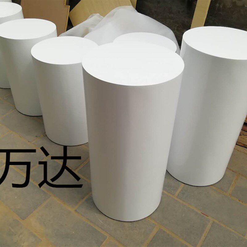 圆形烤漆展示台地台婚纱试镜台服装店站台试衣台站台模特底座地台