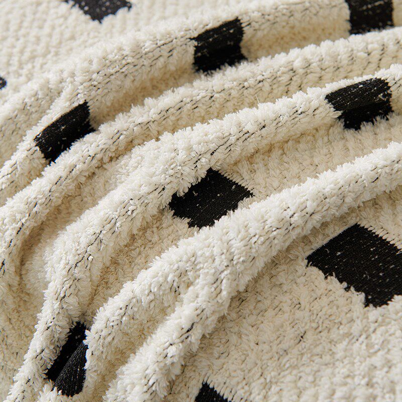 2024新款轻奢毛毛纱一整张沙发盖布全包沙发巾四季通用防滑沙发垫