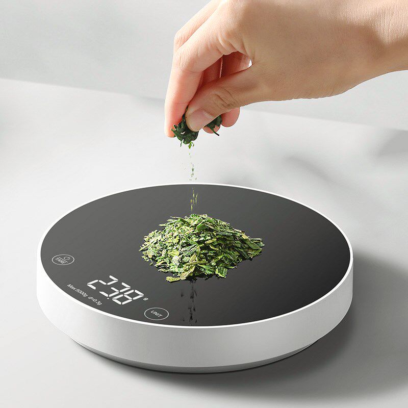 厨房电子秤高精准家用小型食物秤烘焙中药咖啡豆专用克称数度小秤