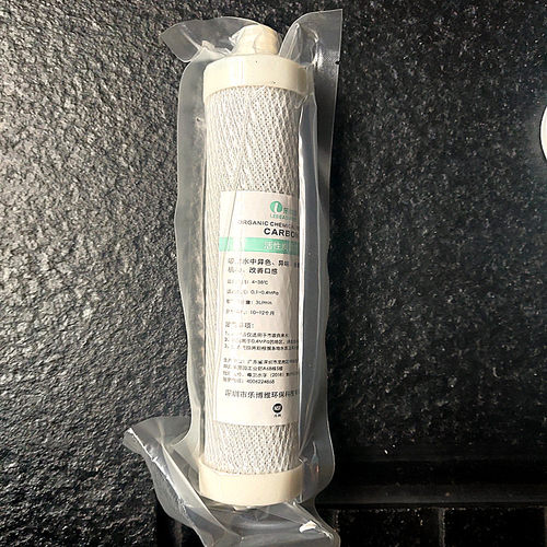 适配qr-r5-01b/02b RF-406明杆式压缩烧结活性炭PP棉内芯滤芯