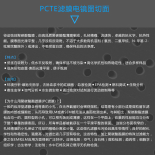 GVS聚碳酸酯纳米级滤膜PCTE径迹蚀刻核孔膜25/47mm0.01代Whatman