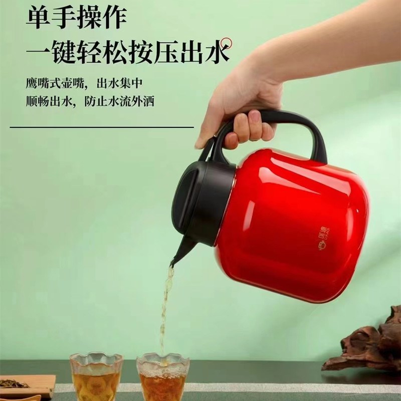 匡迪华象9050号真空保温壶316不锈钢大容量家用水壶办公室桌面壶