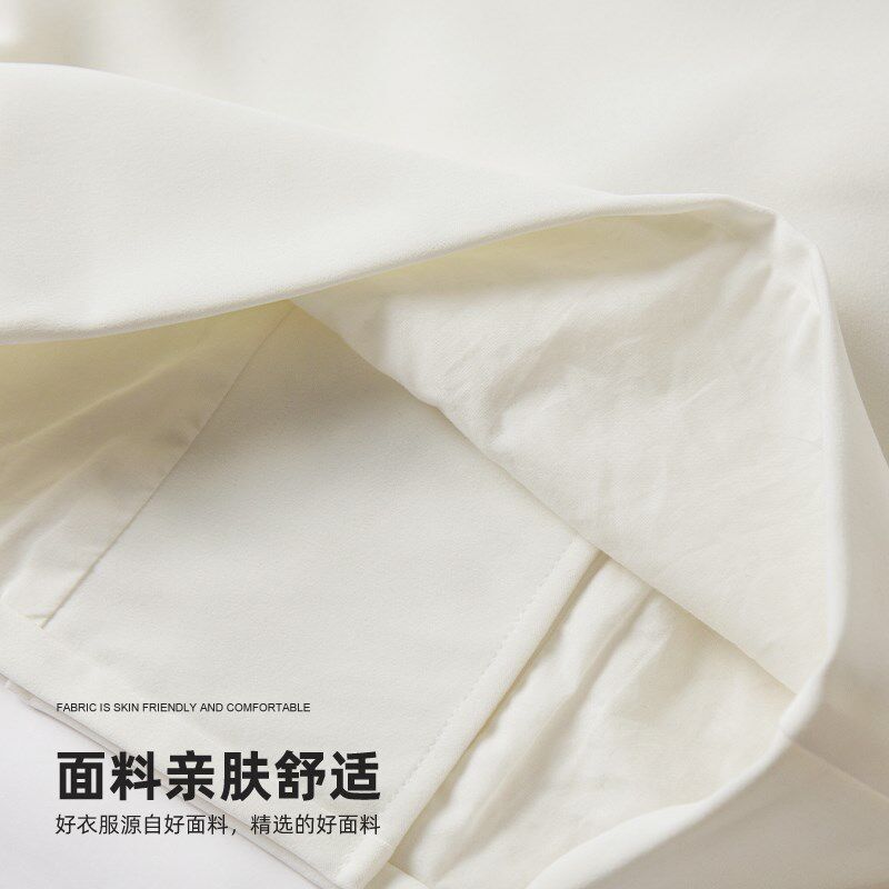 木本尚女童秋装连衣裙2024新款宝宝白色裙子背心裙高级感气质儿童