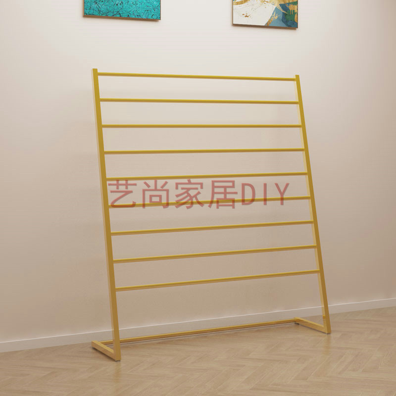 围巾展示架丝巾架子裤子布料多层挂架包装花纸收纳毛巾陈列架靠墙