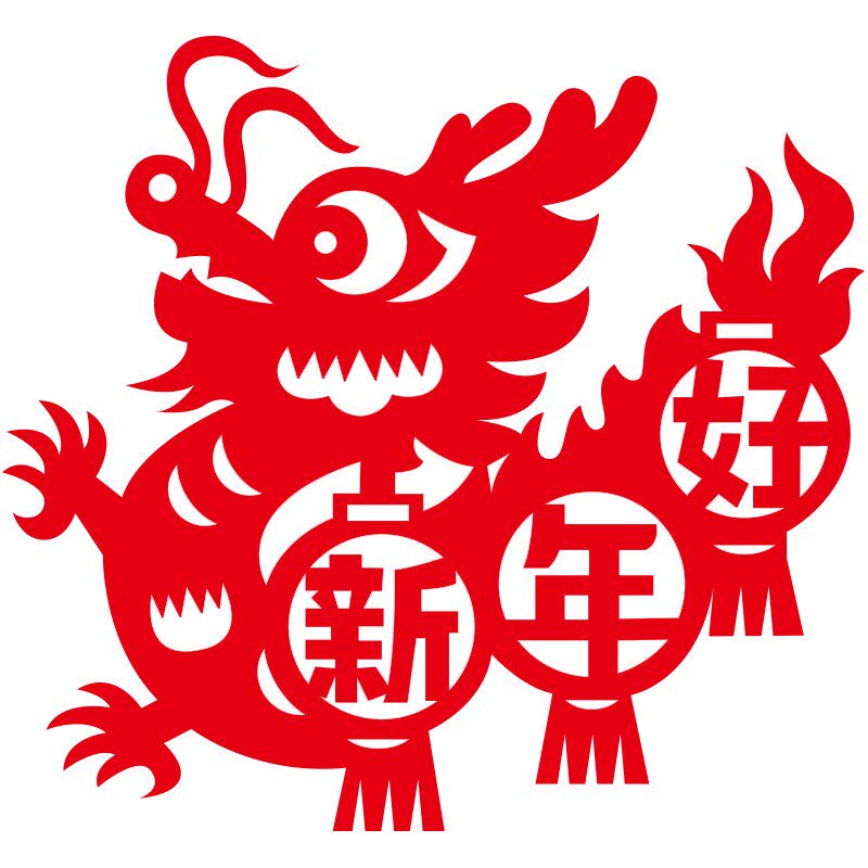 非遗手工剪纸材料包 适合幼儿园传统DIY活动 对称图案剪纸底稿图片