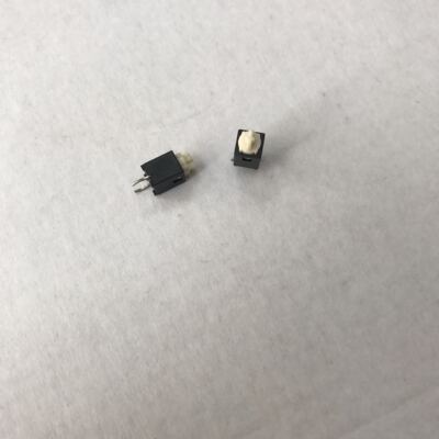 日本ALPS 轻触开关无声2脚防水防尘硅胶按键 6*6*11微动按钮开关