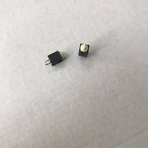 日本ALPS 轻触开关无声2脚防水防尘硅胶按键 6*6*11微动按钮开关