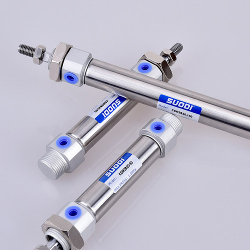 小型不锈钢迷你气缸CM2B/CDM2B32*25/50/75-100/125/150/200/300Z