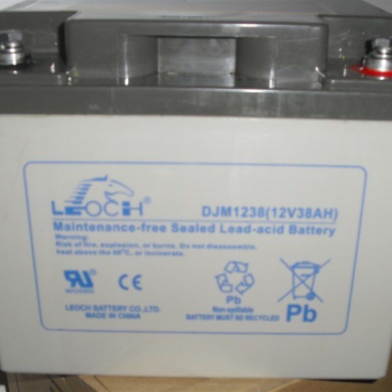 正品 LEOCH理士DJM1238 12V38AH直流屏电柜 UPS电源用蓄电池