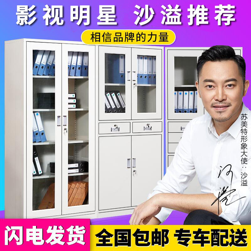 福州资料柜办公铁皮柜文件柜档案柜书柜凭证柜更衣柜带锁储物柜子
