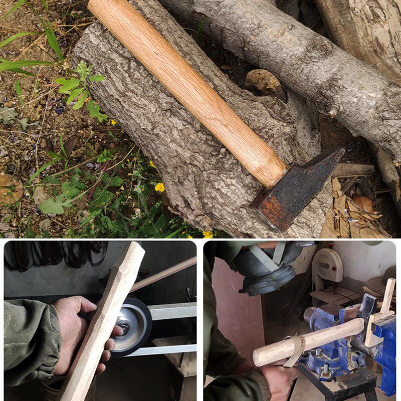 碳钢锻打淬火铁匠锤鸭嘴锤扁头钳金工铁锤榔头钣金锤木柄手锤工具