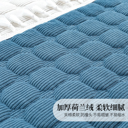 2022新款加厚床头罩套全包万能靠背软包欧式皮床木床头盖布保护套