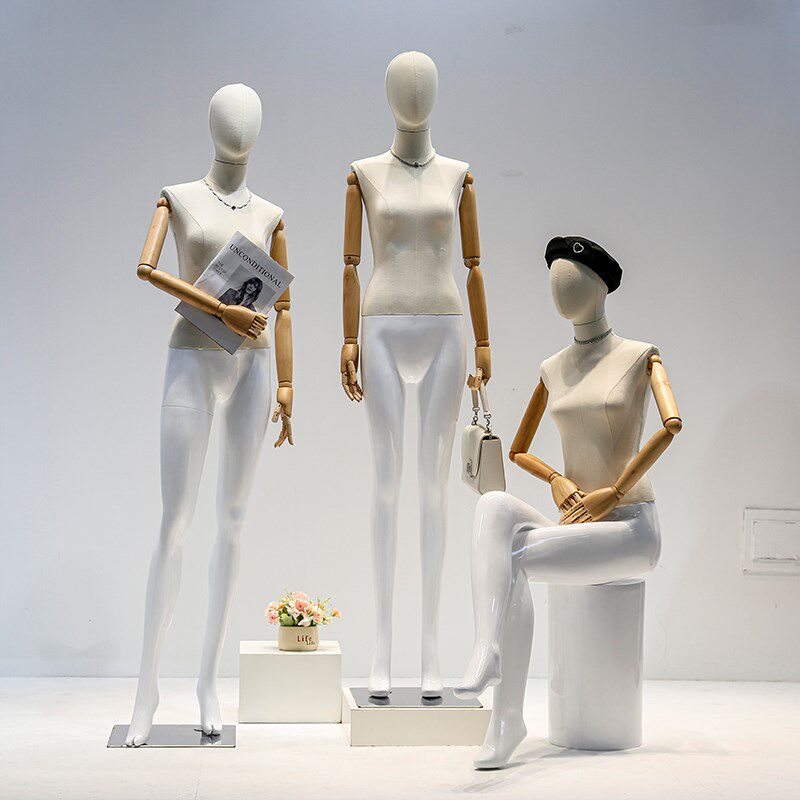 高档橱窗服装店模特道具女全身站模组合坐模展示陈列人体模特