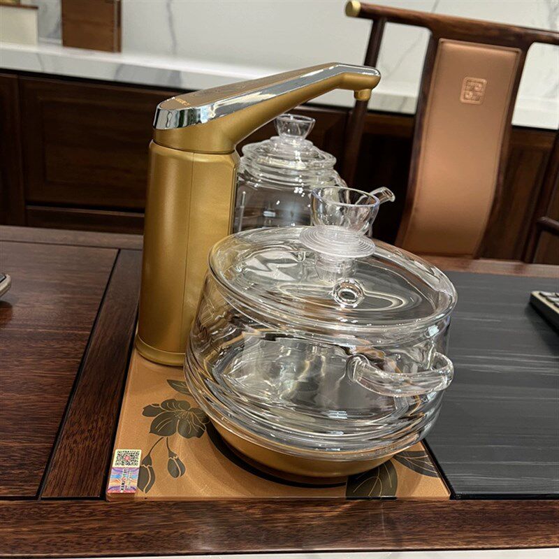 金灶G9全智能自动上水抽水电热水壶烧水壶玻璃煮水电茶炉加水茶具