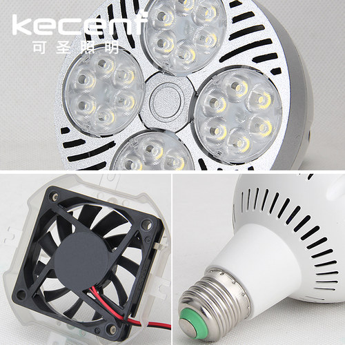 led灯泡par30射灯光源服装店超市e27螺口单灯大功率20w 30w 40w