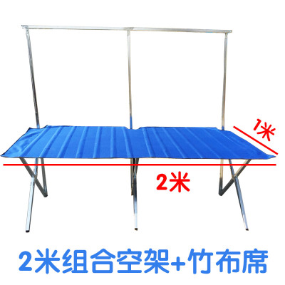 竹布席地摊货架摆用的货架夜市折叠地摊架加厚伸缩地摊货架折叠桌