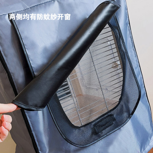 鹦鹉笼罩虎皮牡丹玄凤笼衣保暖遮阳防风罩生态笼鸟用笼衣笼布
