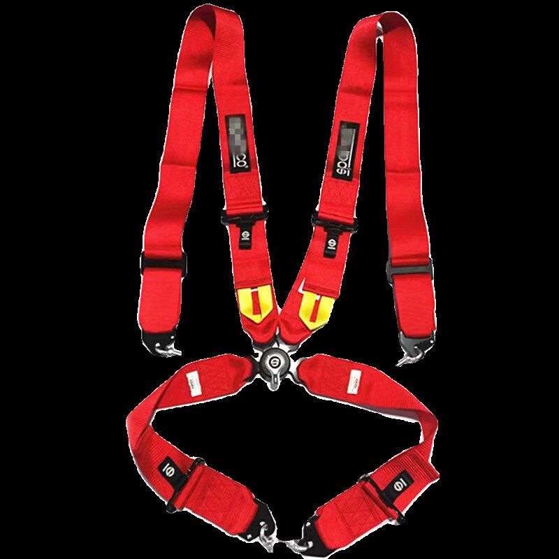 新款汽车改装赛车座椅安全带 三英寸四点/五点/六点式快拆安全带